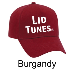 Lid Tunes Burgandy Hat